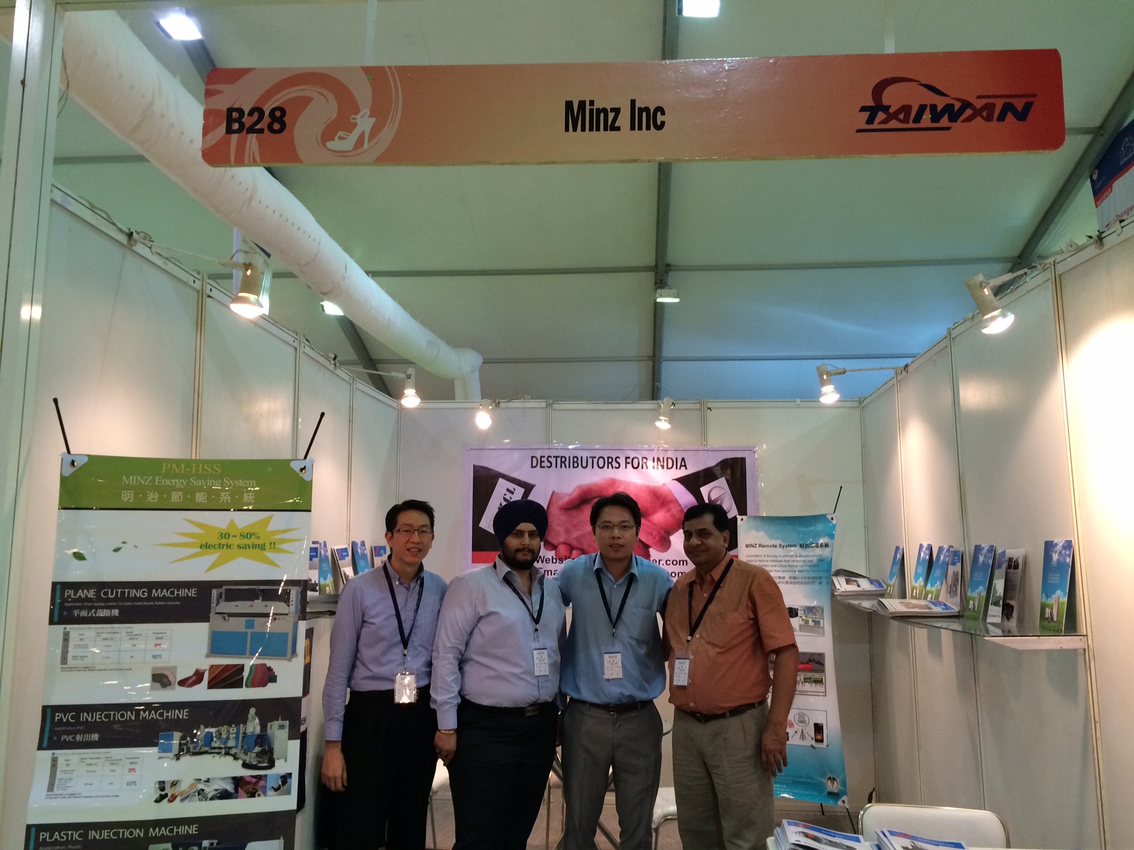 MINZ @ India Agra Footwear Exhibition 2014